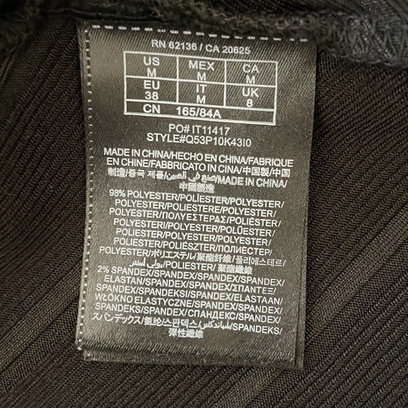 Black Formal Peplum top from G by Guess - Picture 4 of 6